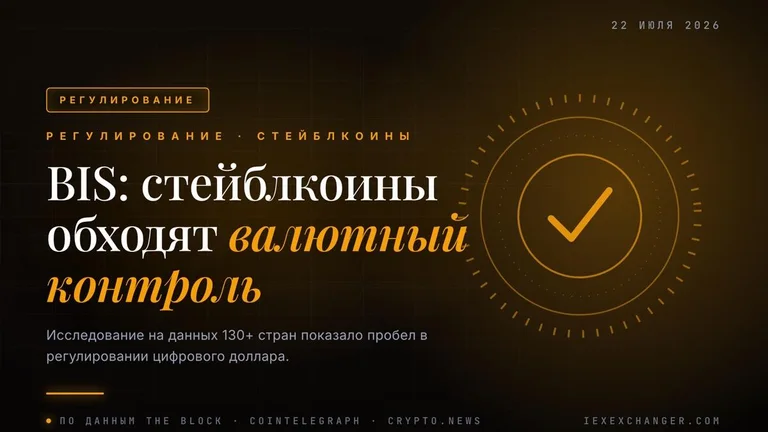 BIS: стейблкоины обходят валютный контроль лучше банковских счетов
