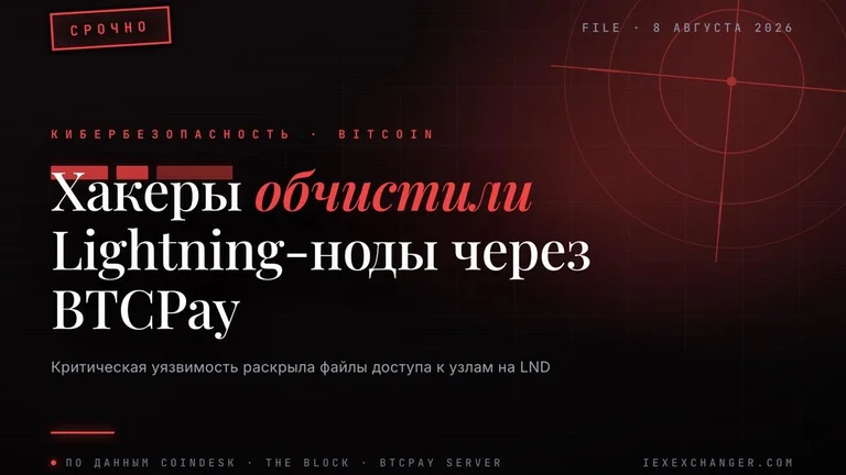 Хакерлер BTCPay Server саңылауы арқылы Lightning түйінін тазартты