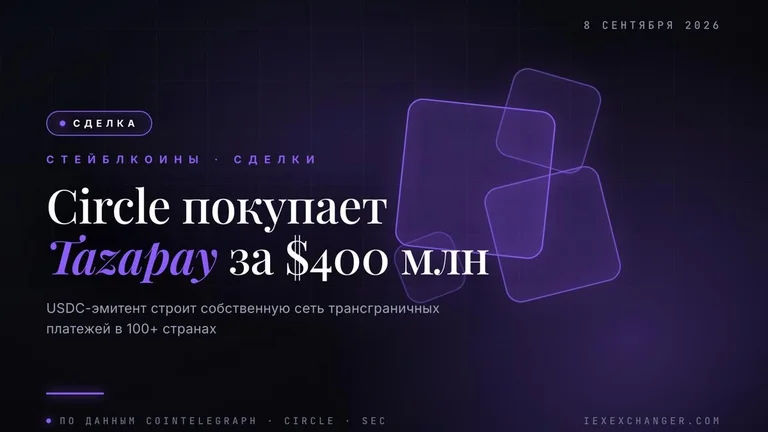Circle Tazapay-ды $400 млн-ға сатып алды