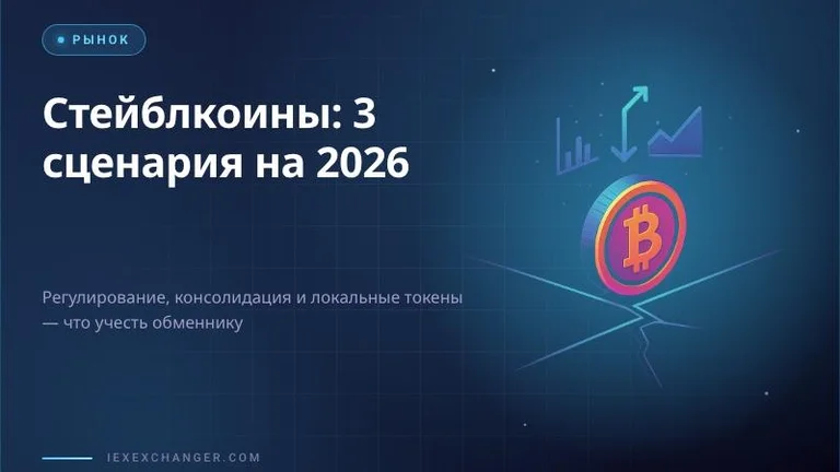 Stablecoins in 2026: Three Scenarios for Exchangers
