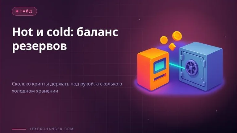Hot wallet vs cold wallet: jak dzielić rezerwy exchangera