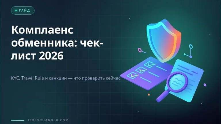 Чек-лист комплаенса обменника на 2026 год