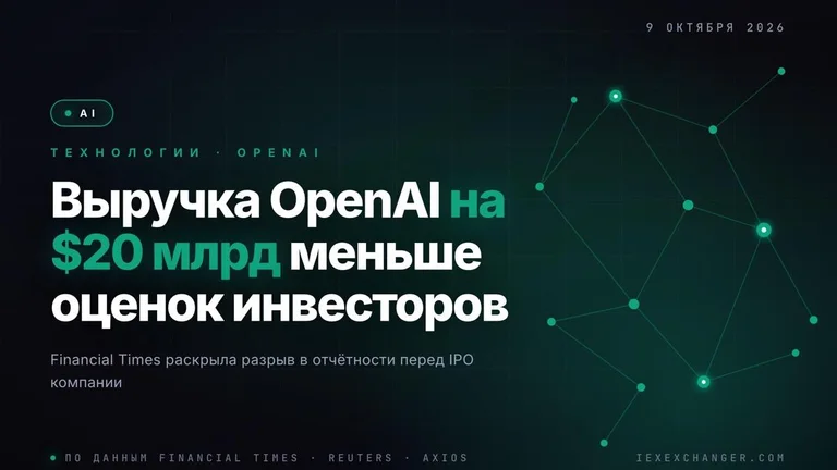 Виручка OpenAI виявилася на $20 млрд меншою, ніж думали інвестори