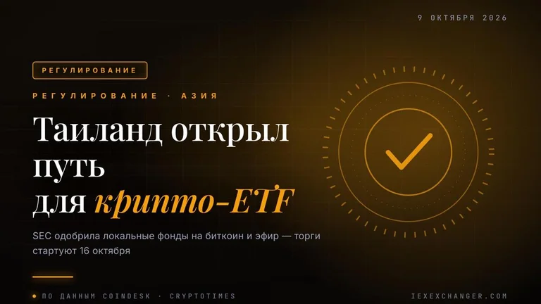 Таїланд дозволив локальні ETF на біткоїн і ефір із 16 жовтня