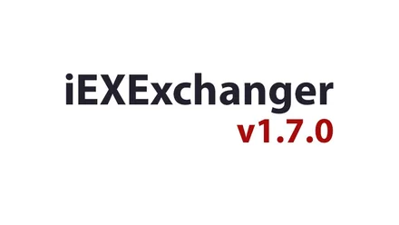 Обновление iEXExchanger v1.7.0