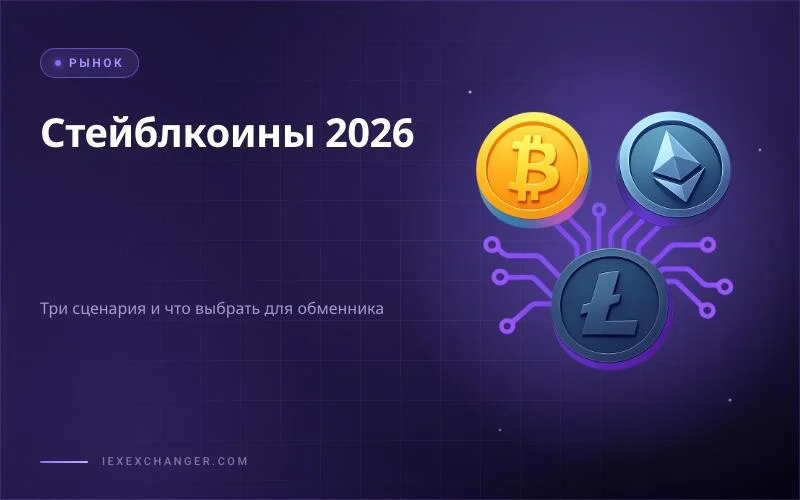 Рынок стейблкоинов 2026: три сценария и что выбрать для обменника