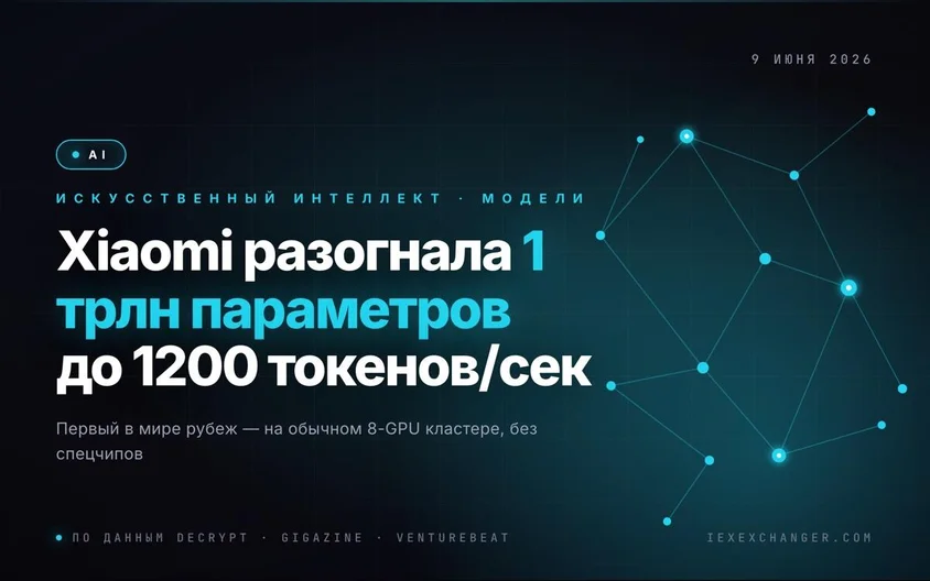 Xiaomi разогнала ИИ до 1200 токенов/сек без кастомных чипов