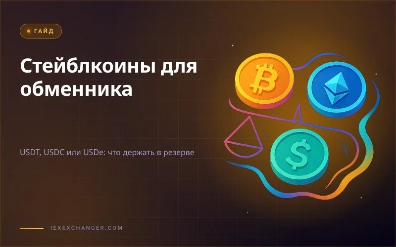 USDT, USDC или USDe: какой стейблкоин держать в резерве обменника