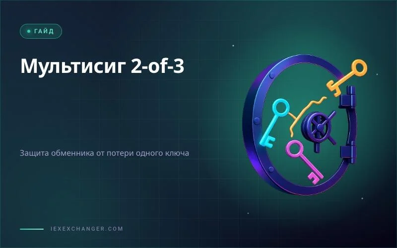 Мультисиг для обменника: как 2-of-3 защитит ваши средства