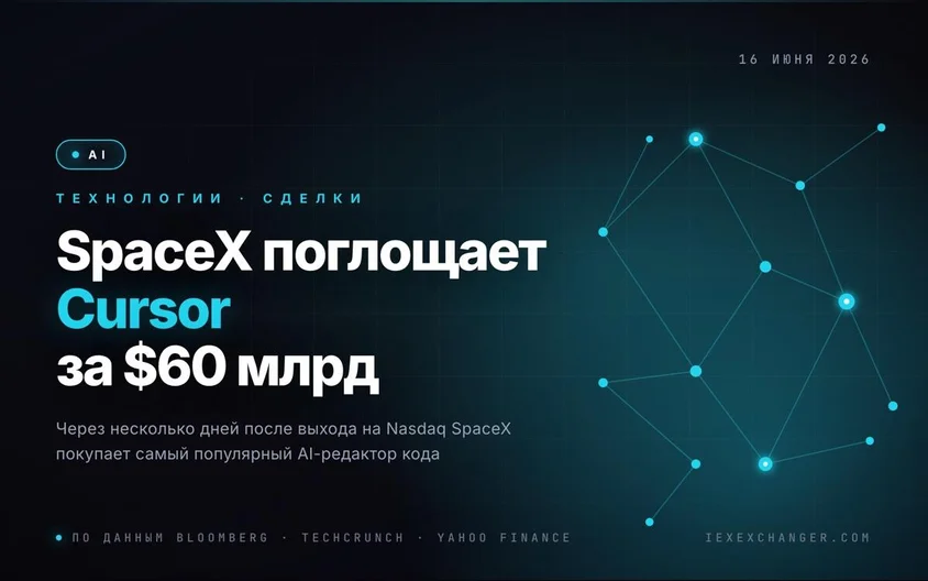 SpaceX потратит $60 млрд на главный AI-редактор кода Cursor