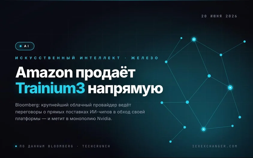 Amazon будет продавать Trainium3 внешним ЦОД — Bloomberg