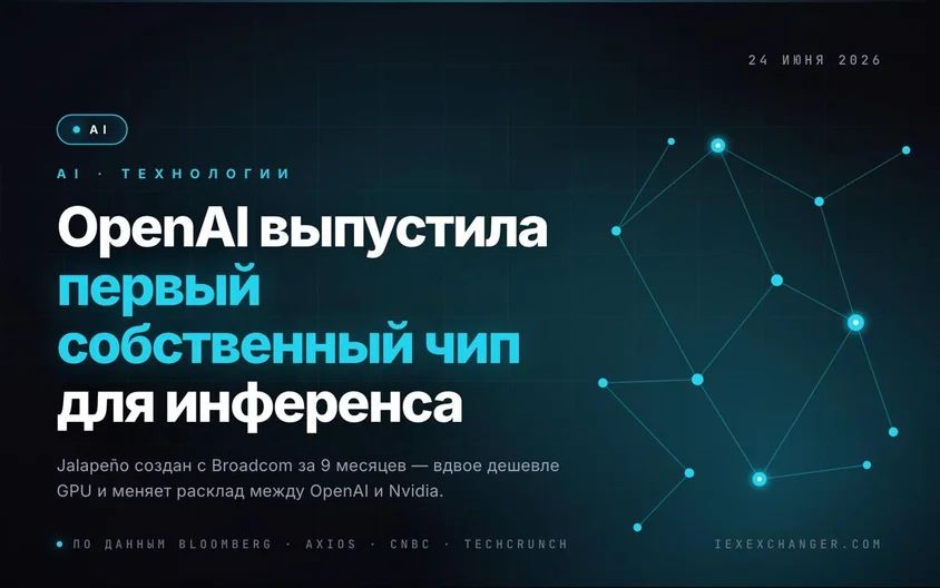 OpenAI выпустила Jalapeño — первый собственный чип вдвое дешевле GPU