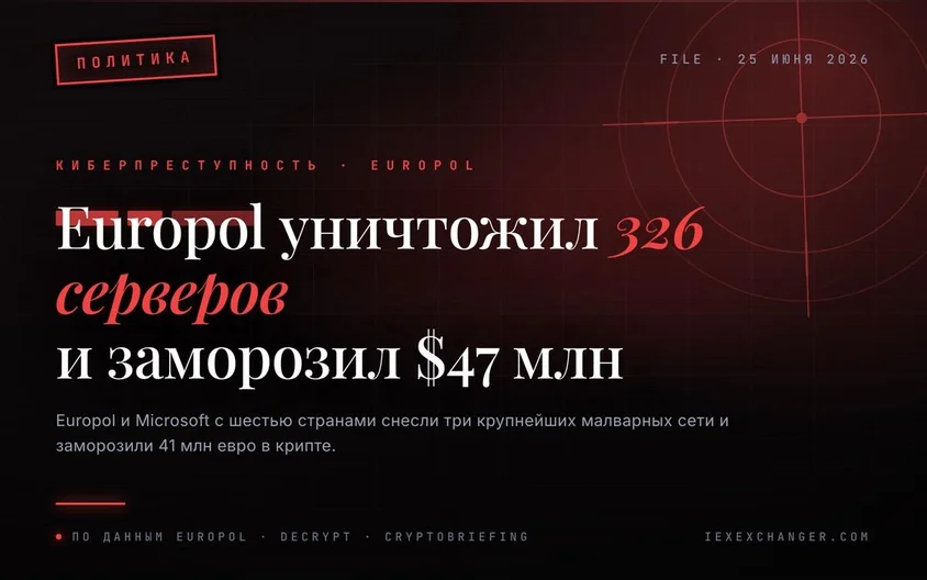 Europol заморозил $47 млн и снёс 326 серверов инфо-стилеров