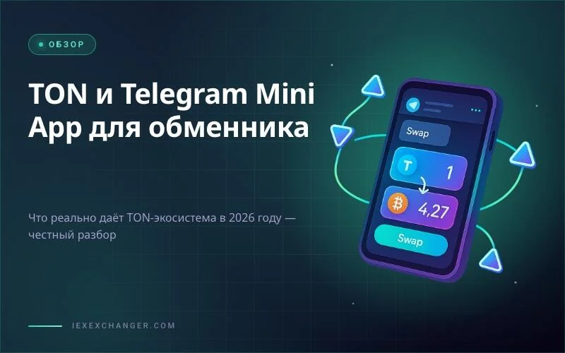 TON and Telegram Mini Apps: Should You Build Your Exchanger Inside a Chat App