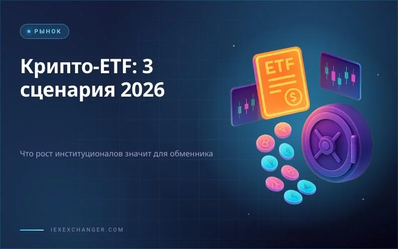 Крипто-ETF в 2026: три сценария и что это значит для обменника