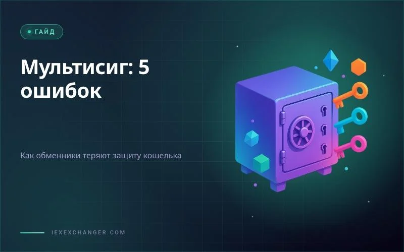 Multisig Wallets for Exchangers: 5 Mistakes That Cost You