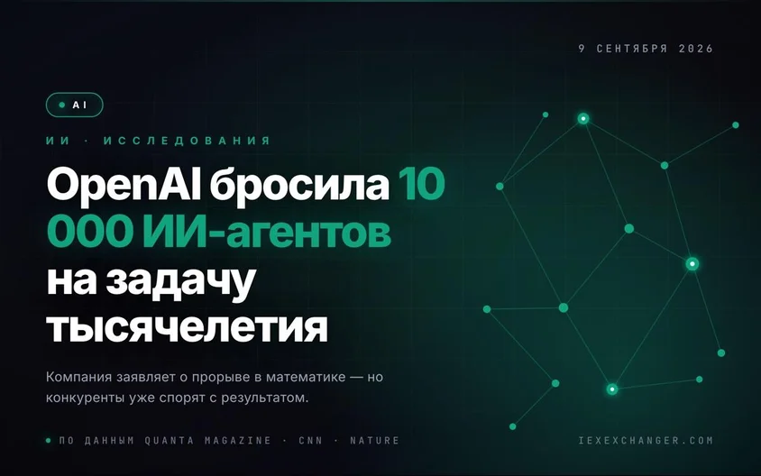 10 000 ИИ-агентов OpenAI заявили о решении задачи тысячелетия