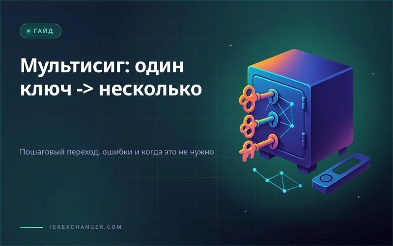 Multisig Wallets in 2026: How to Move From One Key to Several