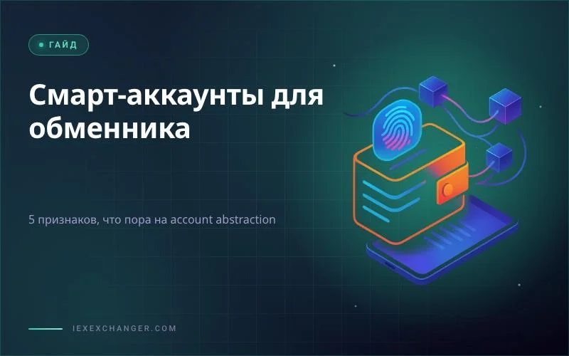 Account Abstraction: 5 Signs Your Exchanger Needs Smart Wallets