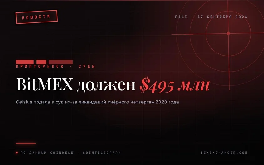 Celsius Sues BitMEX for $495M Over the 2020 Crash