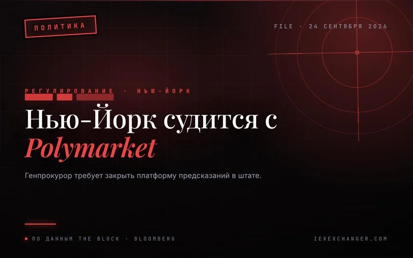 Нью-Йорк подал в суд на Polymarket из-за нелегальных ставок