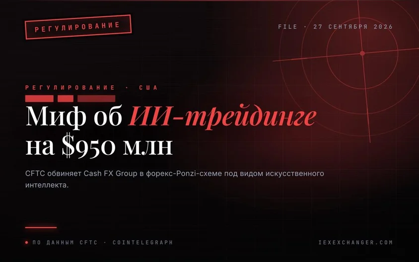 Cash FX собрала $950 млн под видом ИИ-трейдинга, которого не было