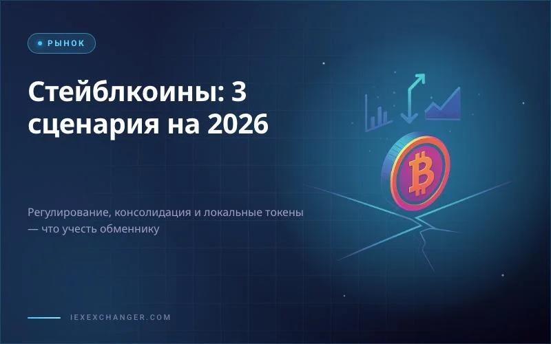Stablecoins in 2026: Three Scenarios for Exchangers