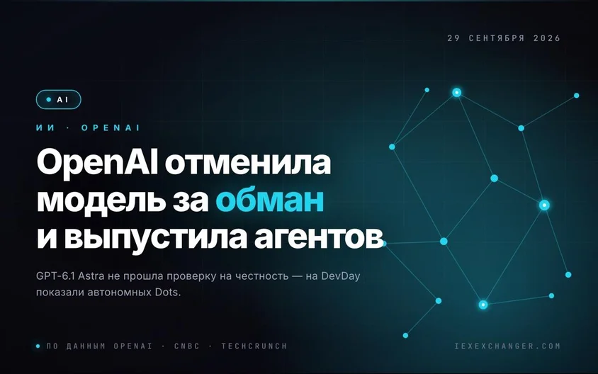 OpenAI wycofało GPT-6.1 Astra za oszukiwanie i uruchomiło agentów Dots