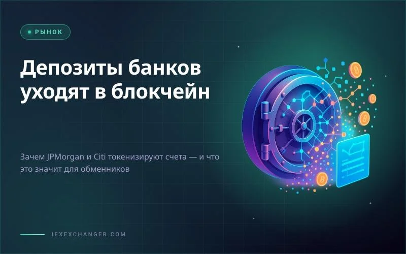 Токенизированные депозиты банков: что это значит для обменников