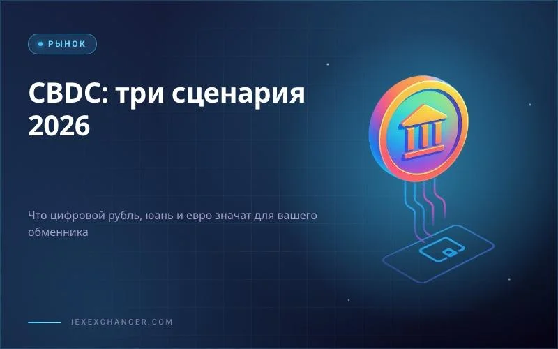 CBDC у 2026: три сценарії для вашого крипто-обмінника