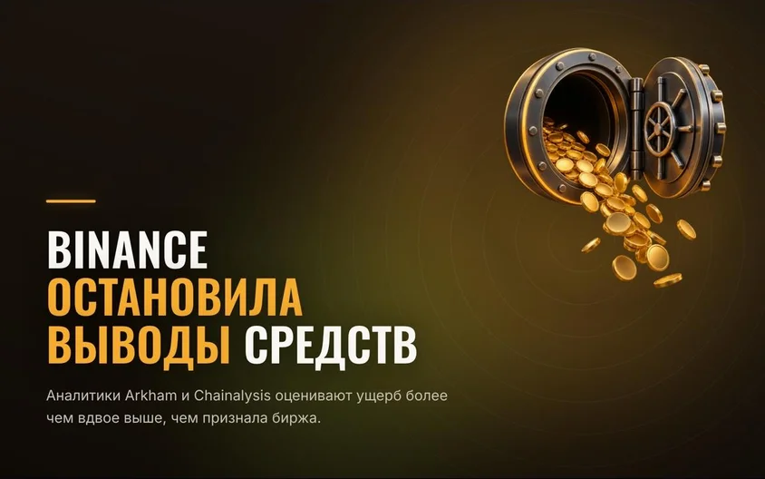 Binance halts withdrawals: attack on reserves pegged at $2.54 billion