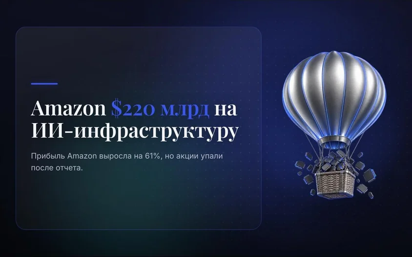 Amazon plans $220 billion in AI spending, profit rises 61%