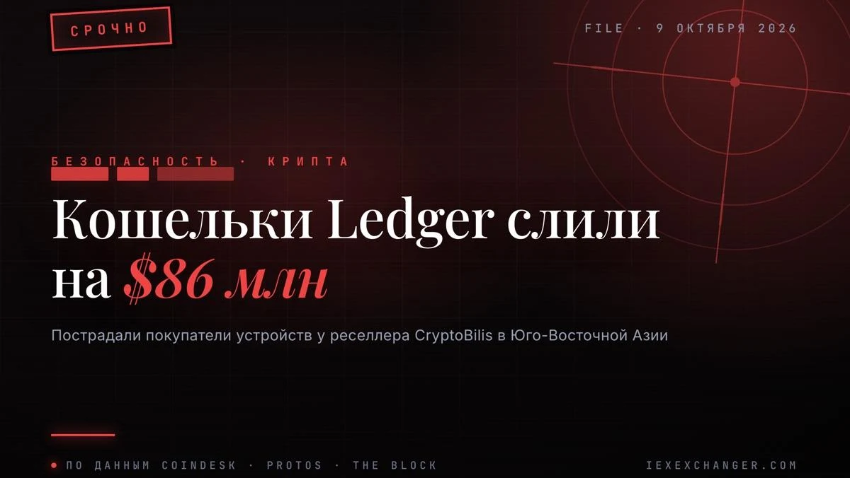 Из кошельков Ledger вывели $86 млн — след ведёт к одному реселлеру