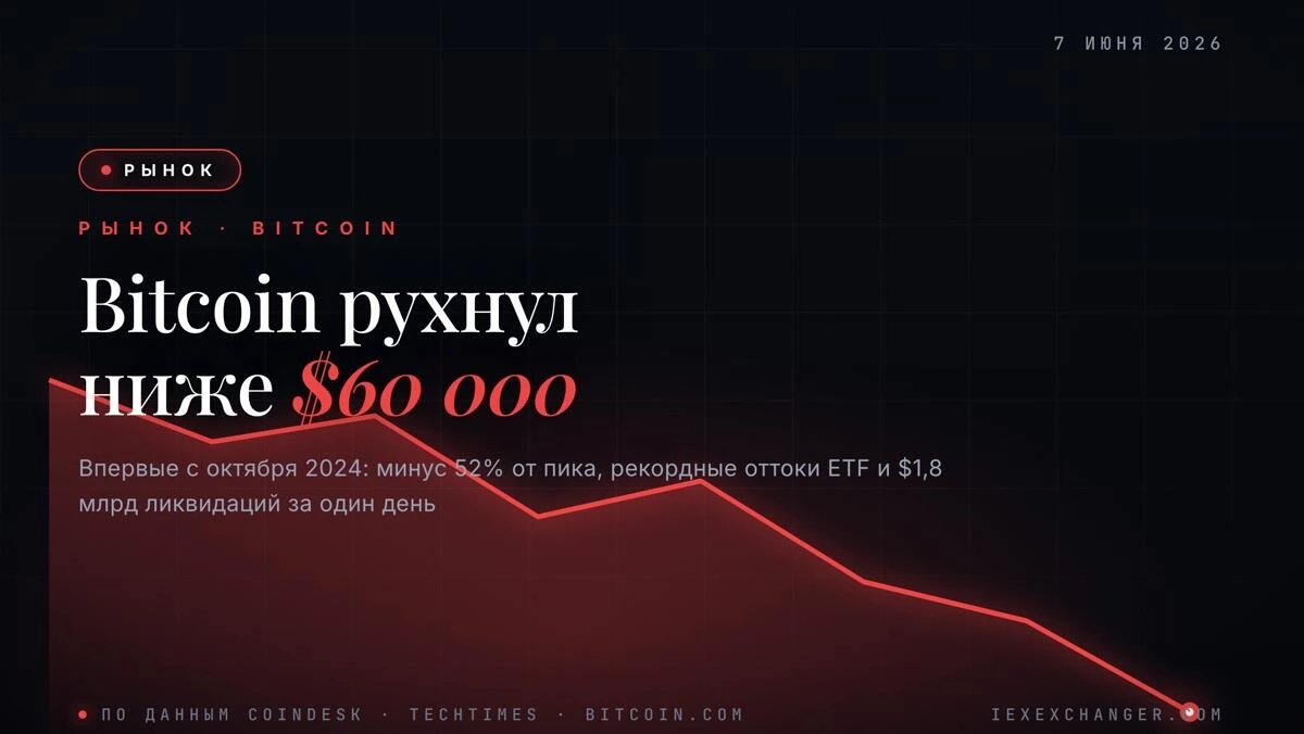Bitcoin Tumbles Below $60,000 for the First Time Since October 2024