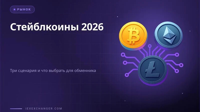 Рынок стейблкоинов 2026: три сценария и что выбрать для обменника