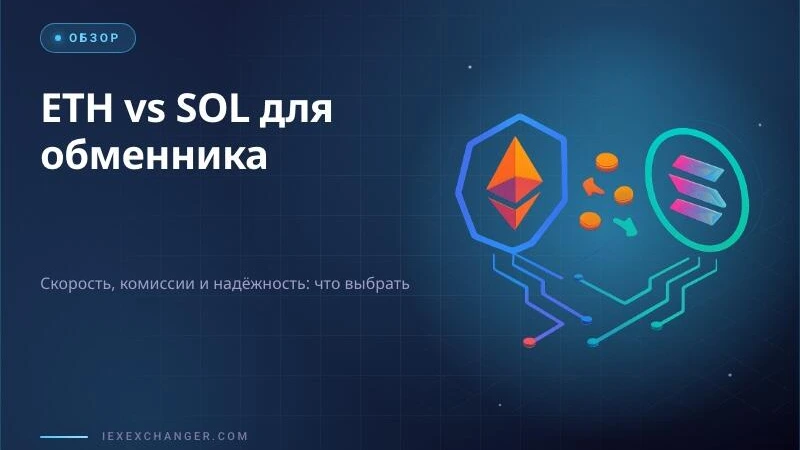 Ethereum против Solana: что подключить к обменнику в 2026