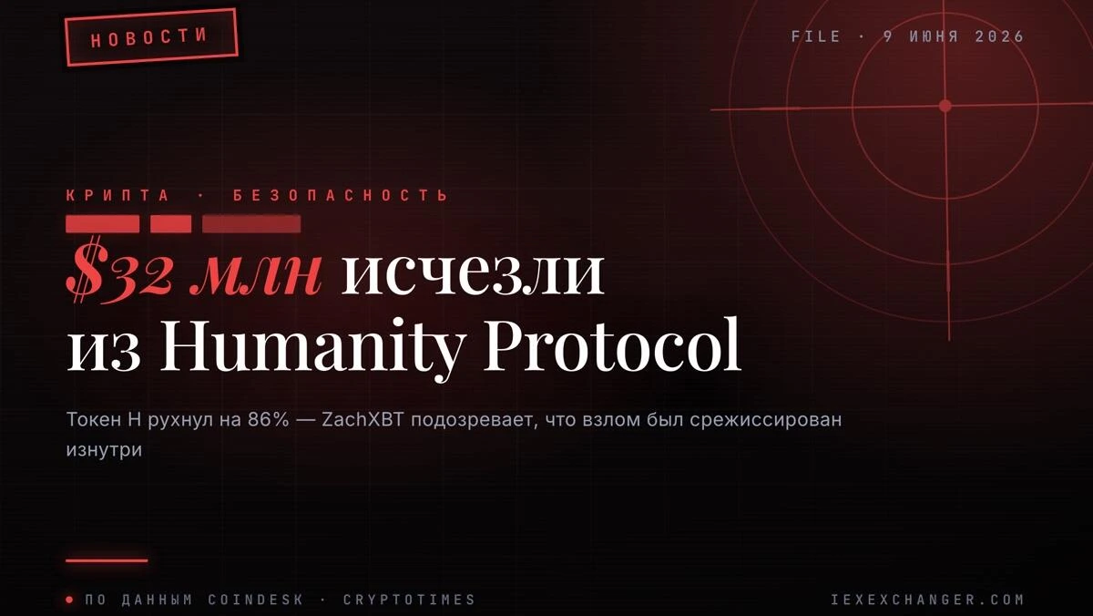 Humanity Protocol потерял $32 млн — ZachXBT называет это инсценировкой