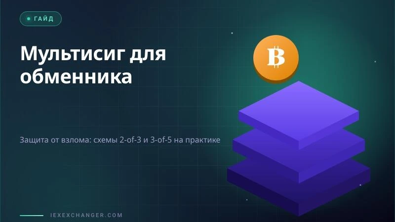 Мультисиг для обменника: как защитить криптовалюту от взлома