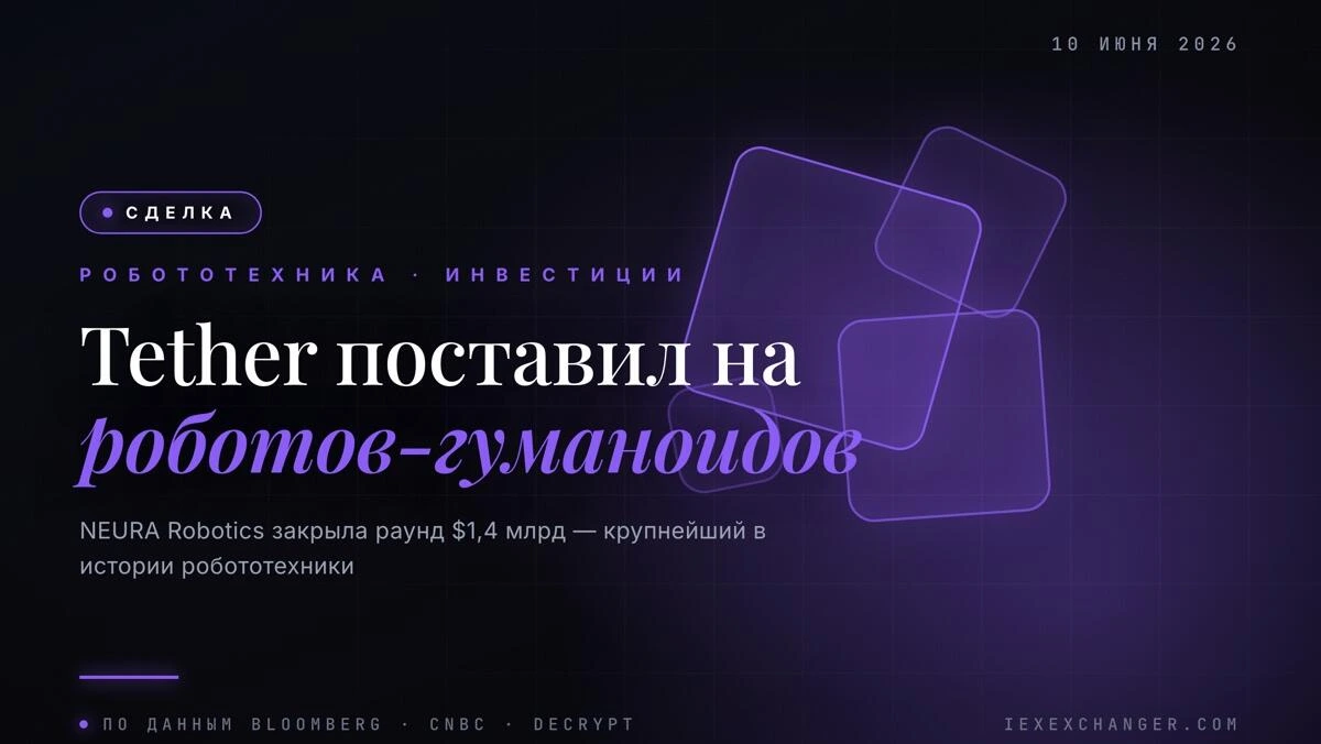 Tether, Nvidia и Amazon вложили $1,4 млрд в немецких гуманоидов