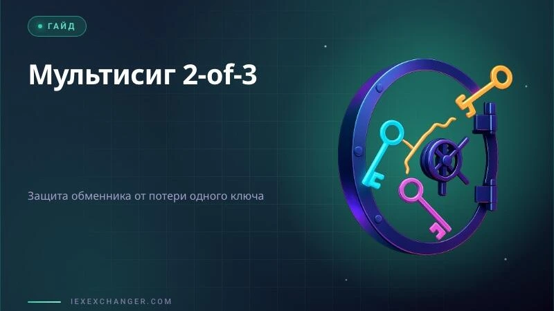 Мультисиг для обменника: как 2-of-3 защитит ваши средства