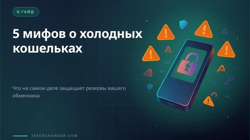 5 мифов о холодных кошельках, за которые обменники платят реально