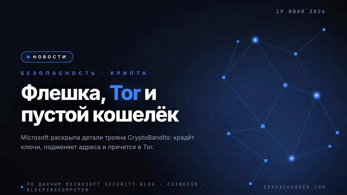 CryptoBandits ворует крипту через флешки и прячет следы в Tor
