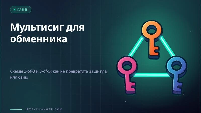Мультисиговый кошелёк для криптообменника: защита или иллюзия?