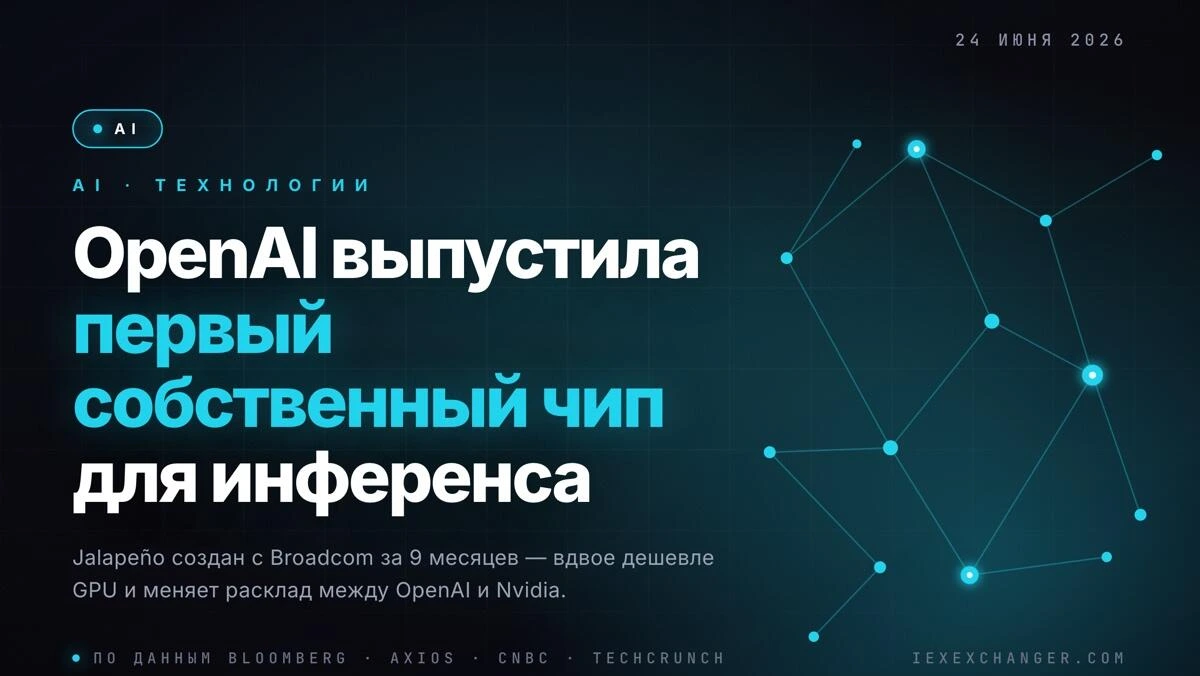 OpenAI выпустила Jalapeño — первый собственный чип вдвое дешевле GPU