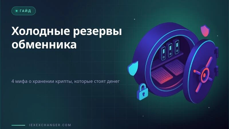 Холодные резервы обменника: 4 мифа, которые стоят денег