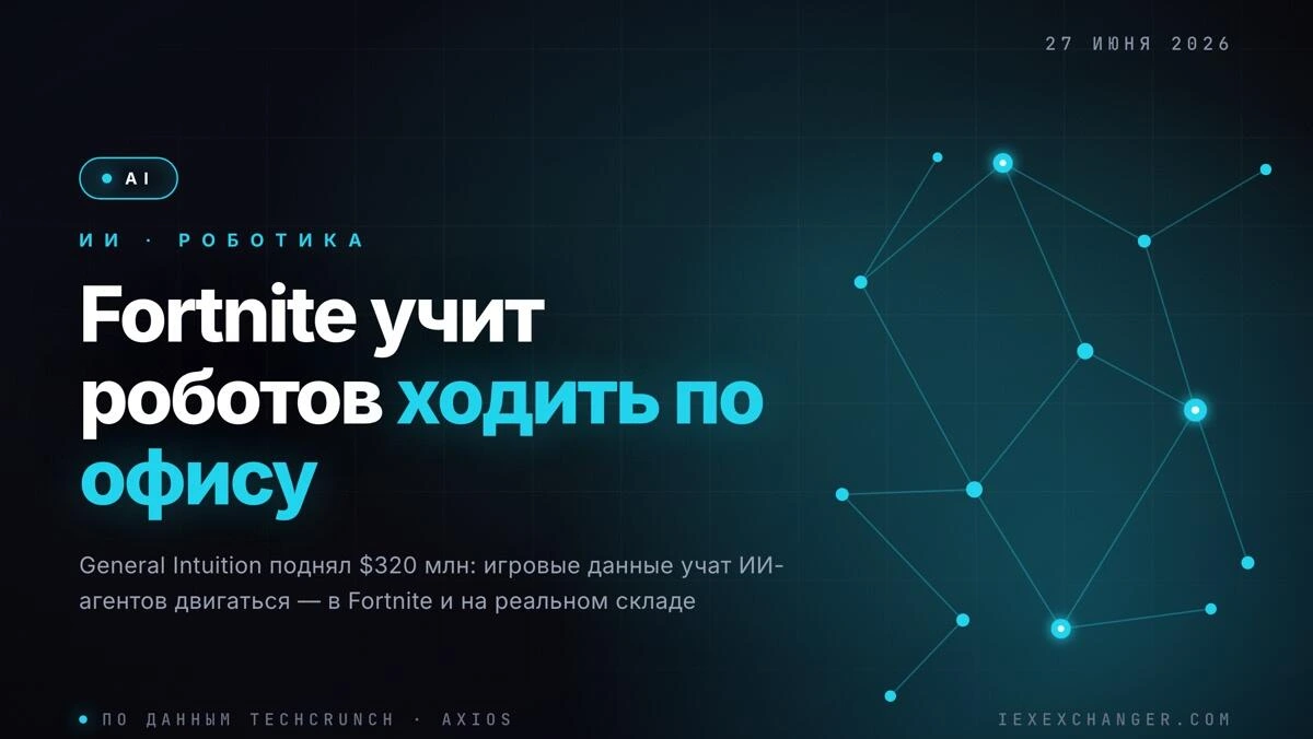 General Intuition поднял $320 млн, обучая ИИ-агентов через Fortnite