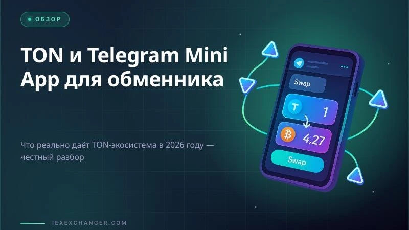 TON and Telegram Mini Apps: Should You Build Your Exchanger Inside a Chat App