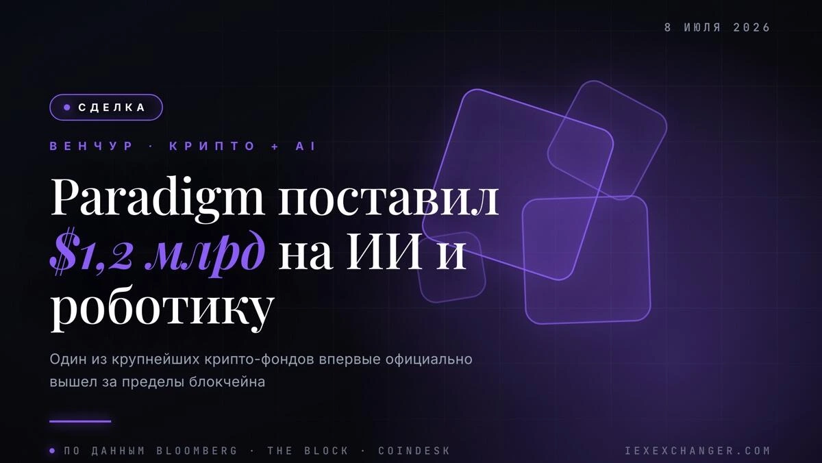 Paradigm поднял $1,2 млрд и пошёл в ИИ: крипто-VC меняет правила