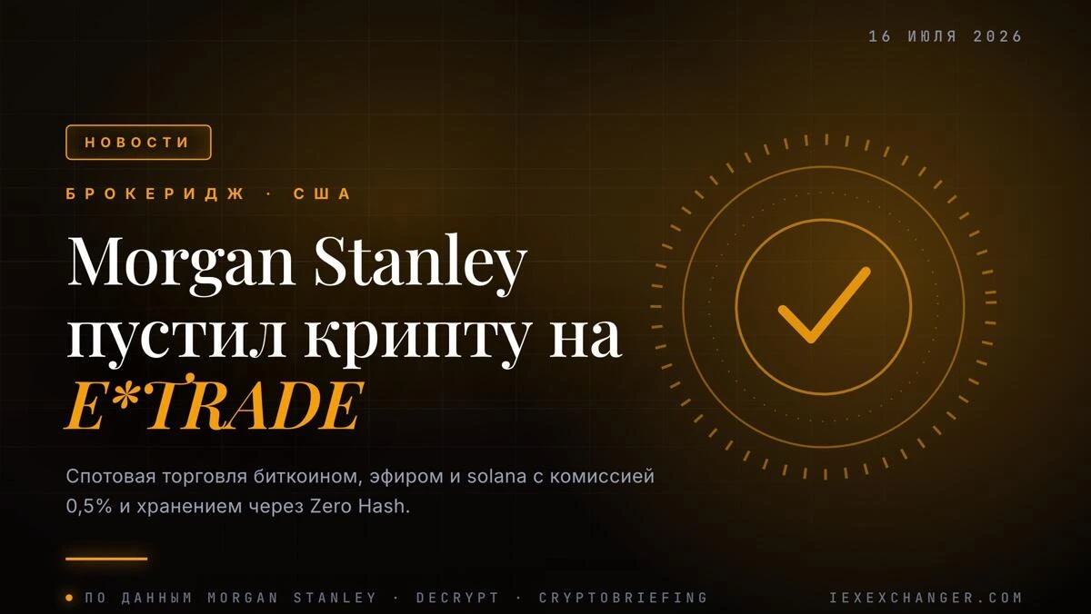 Morgan Stanley öffnet Bitcoin-, Ether- und Solana-Handel auf E*TRADE