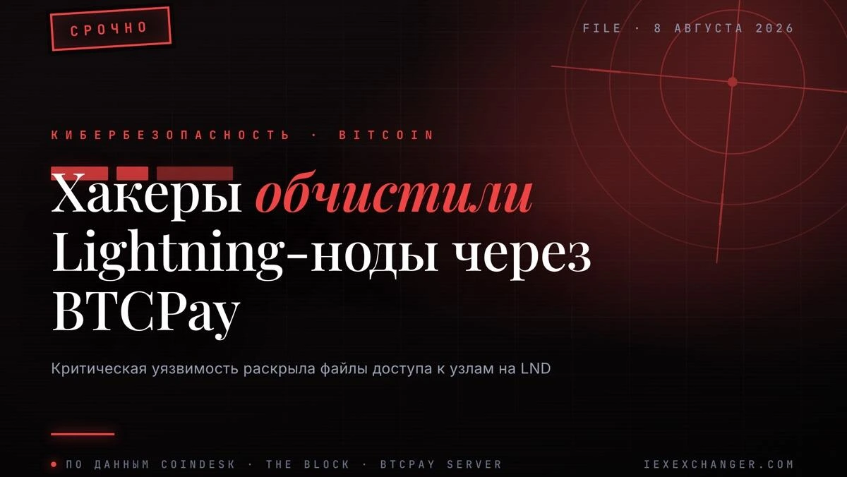 Хакеры обчистили Lightning-ноды через дыру в BTCPay Server